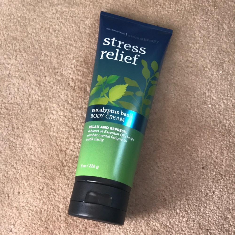 Brand new bath and body works stress relief lotion
